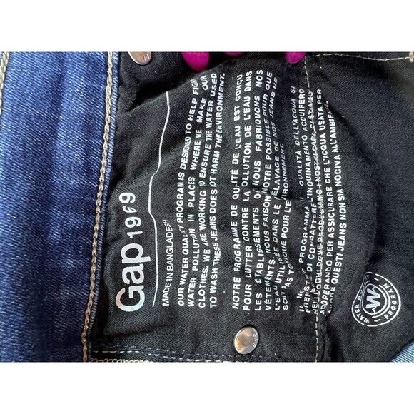 Gap 1969 Resolution True Skinny High Rise Denim Jeans Womens 28 Regular - Picture 6 of 8
